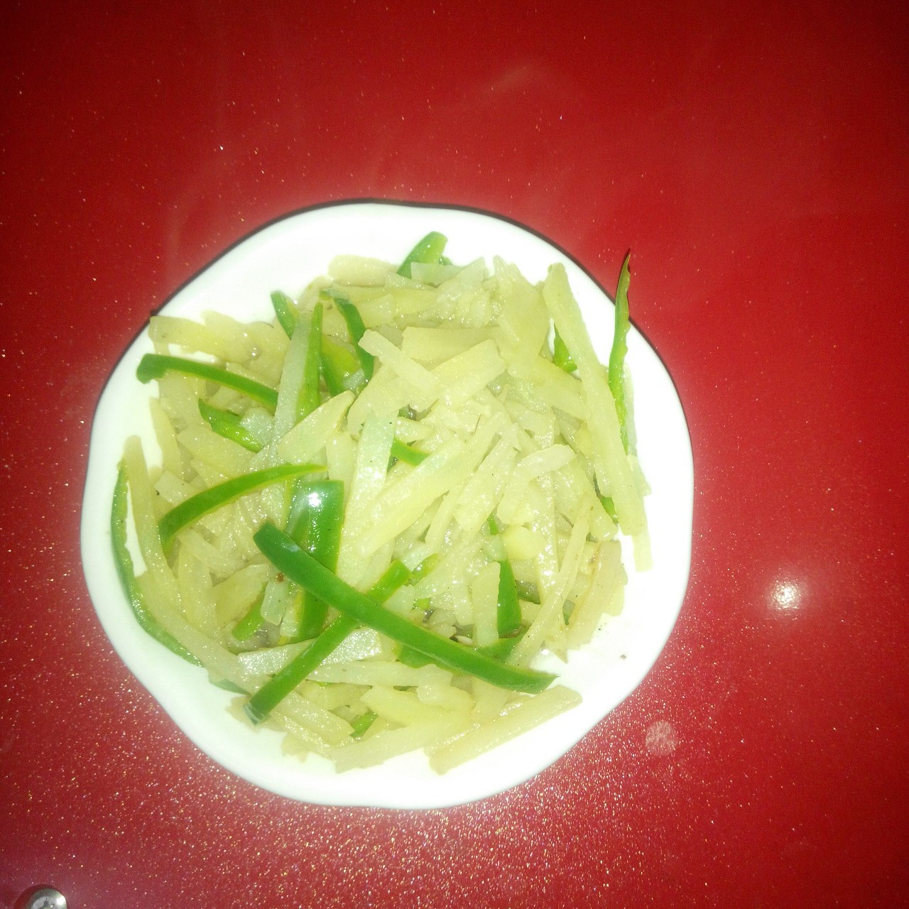 青椒土豆丝