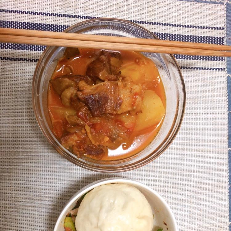 番茄土豆炖牛腩