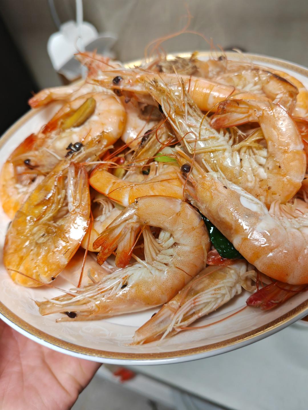 不加水的白灼虾