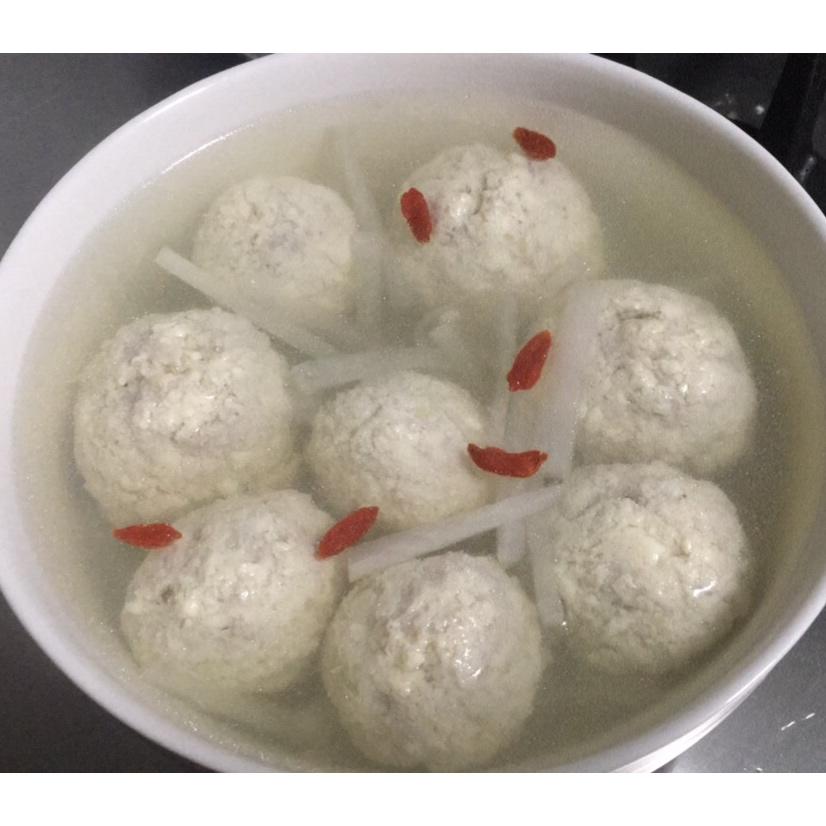 【10分钟系列】白萝卜豆腐圆子汤