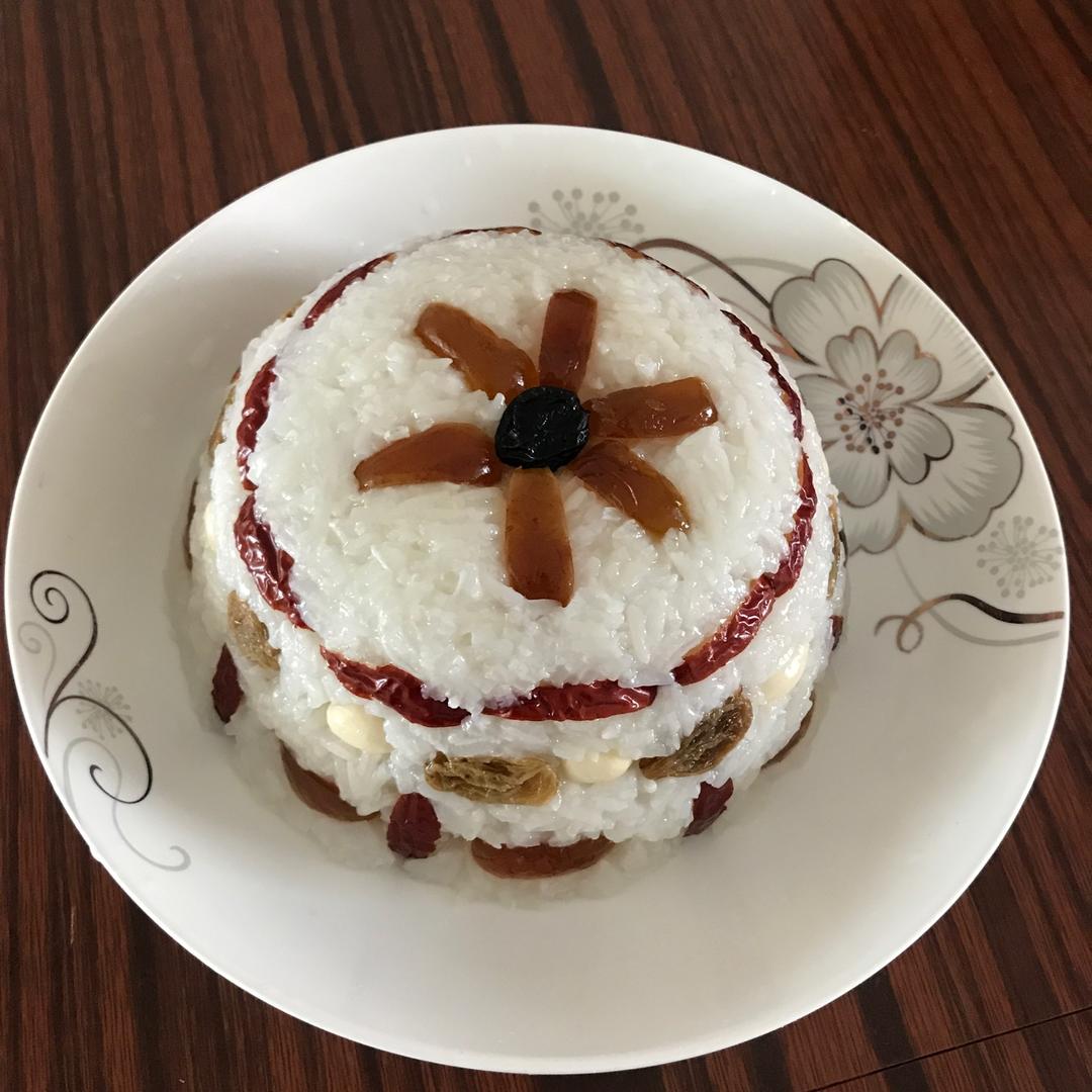 【猪油夹沙八宝饭】古法蒸糯米
