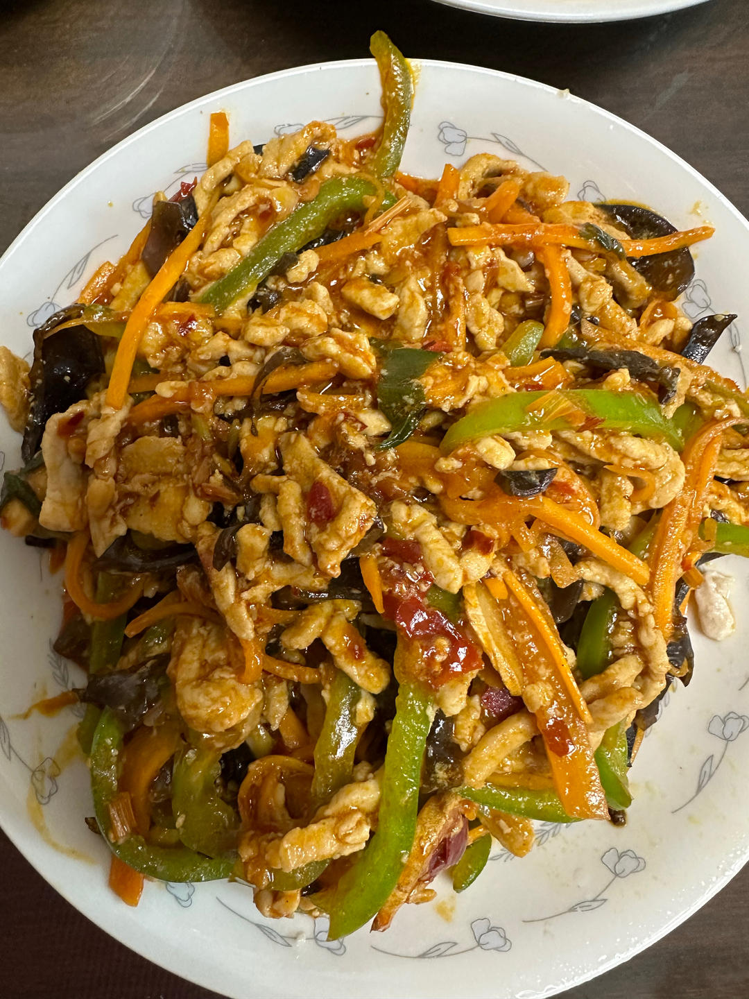 和饭店做的一个味道的酸甜辣鱼香肉丝