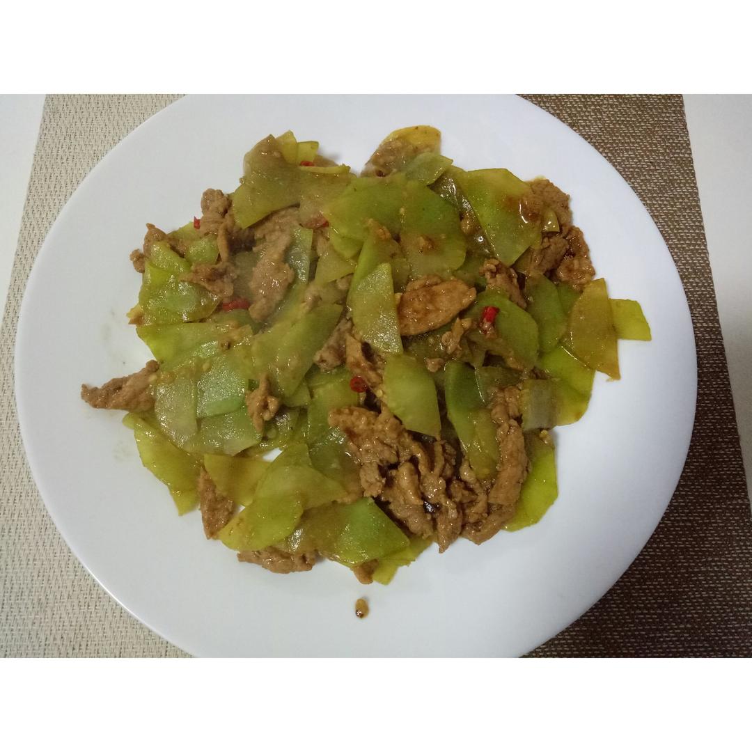 莴笋炒肉