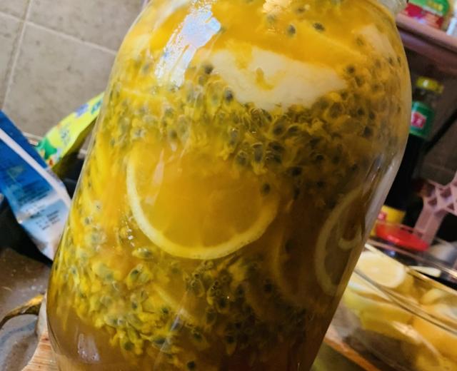 百香果蜂蜜柠檬的做法