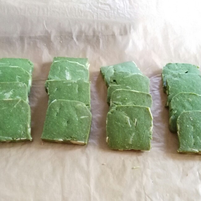 抹茶杏仁饼干