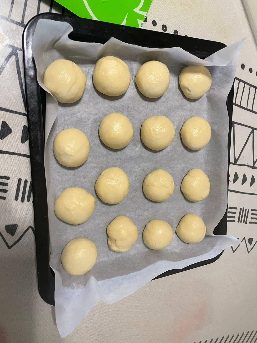 一次发酵同样松软的椰蓉小面包