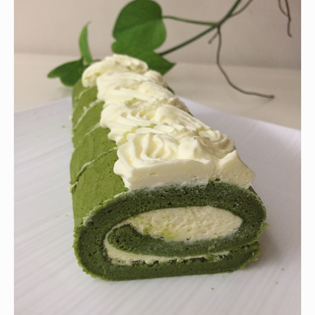 抹茶奶油卷