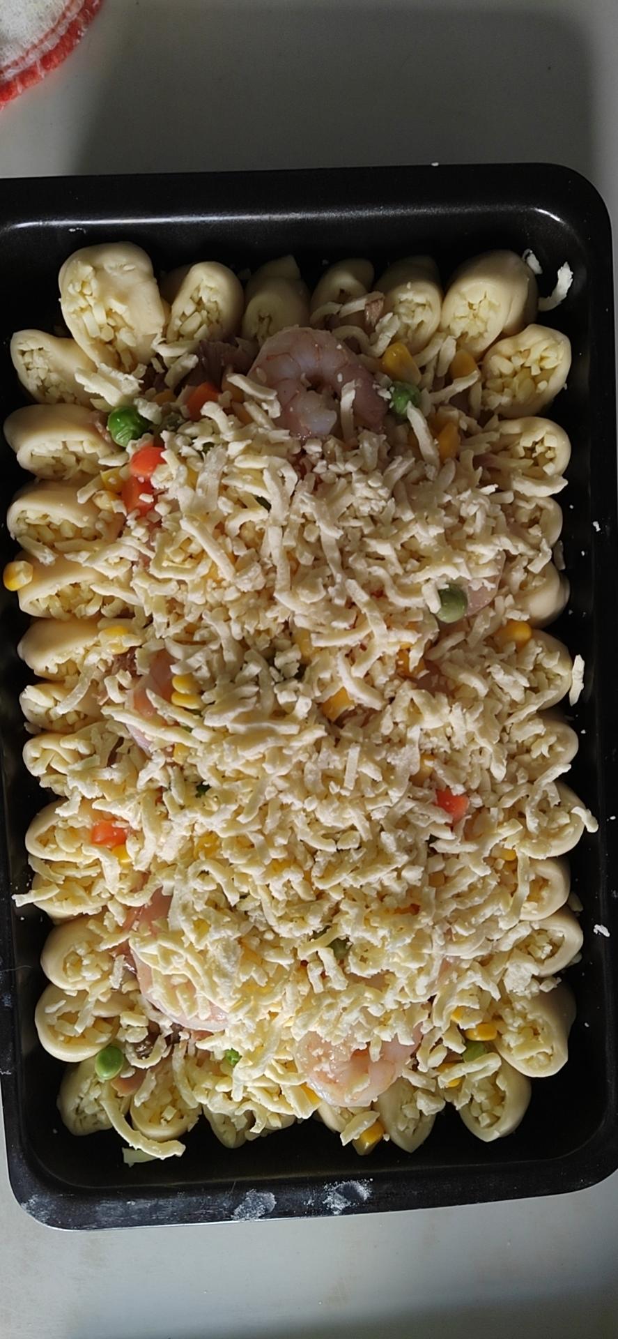 芝心鸡肉虾仁披萨