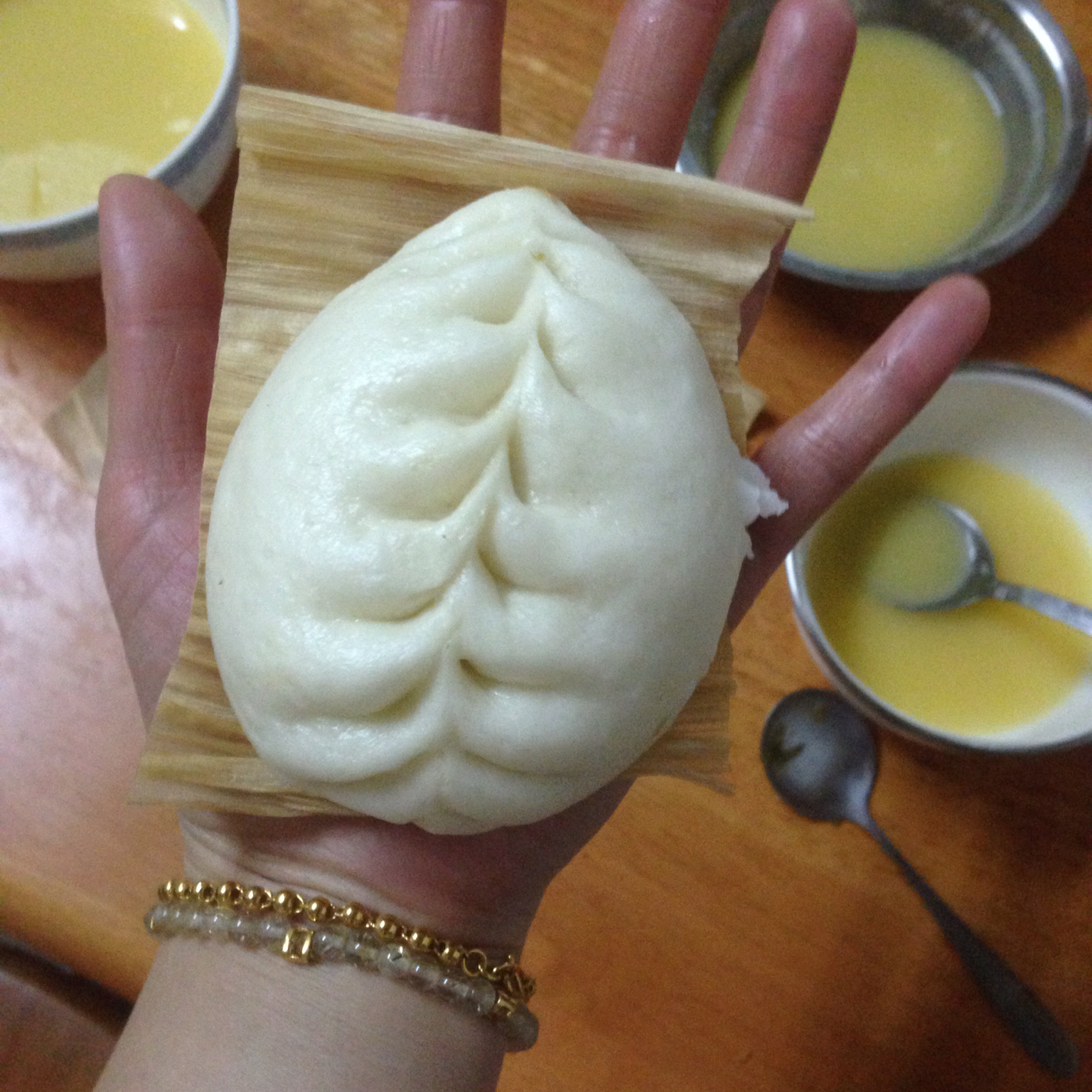 萝卜粉条麦穗包子Turnip & GlassNoodle Steamed Dumplings