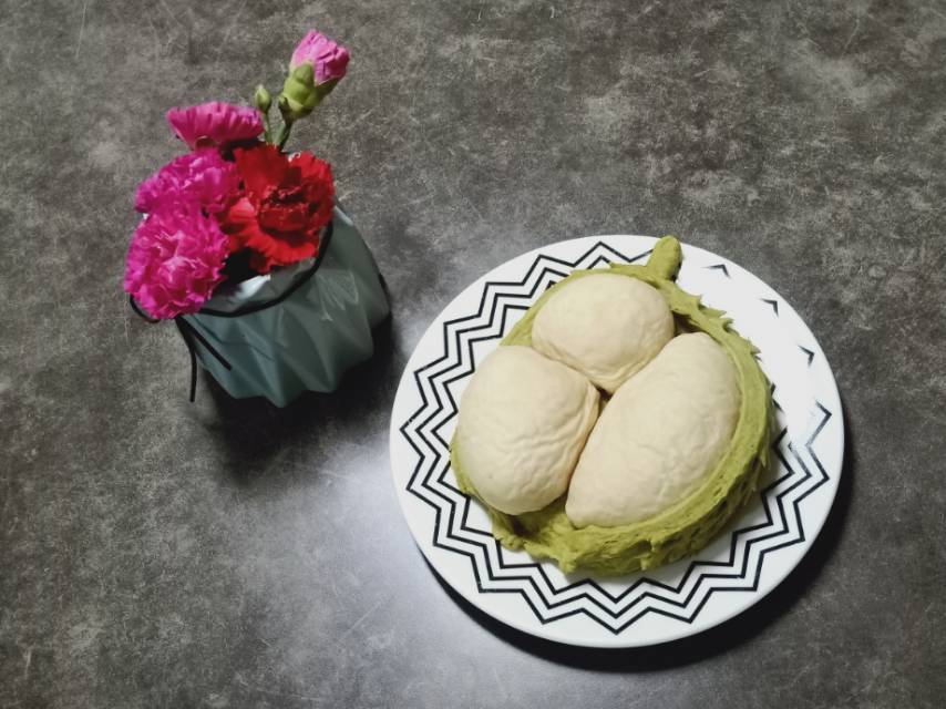 榴莲软欧包～～教你做逼真的大榴莲