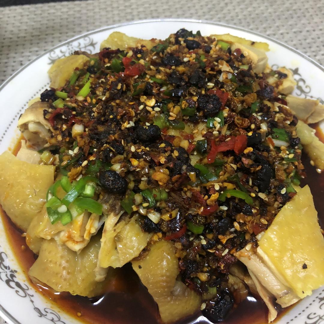 翡翠凉拌鸡