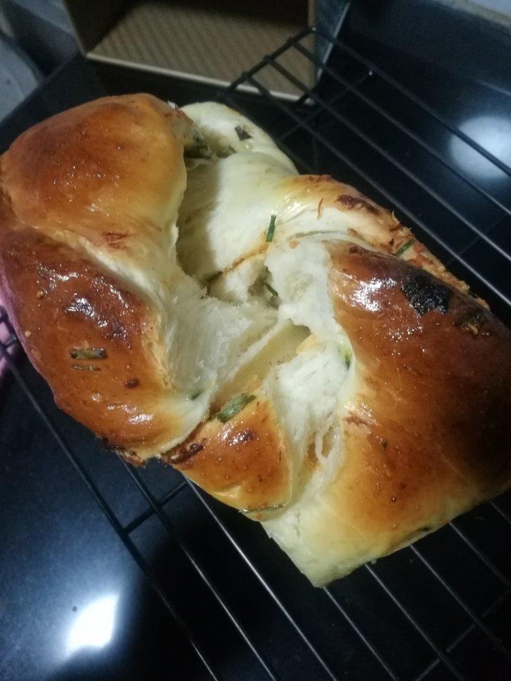 香葱肉松手撕吐司