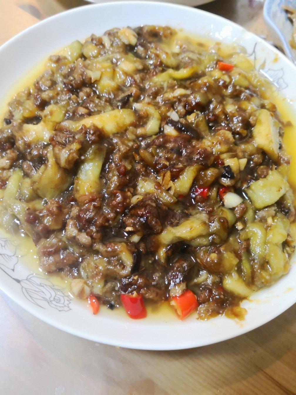 茄子不油炸的肉末茄子（好吃到💃💃👍👍）