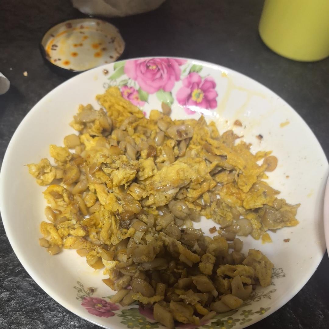 白玉菇炒蛋