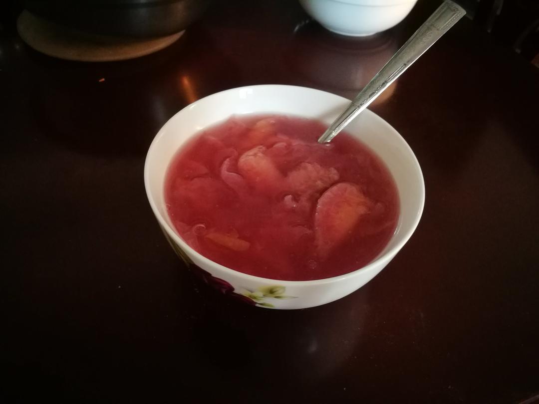 蜜桃银耳