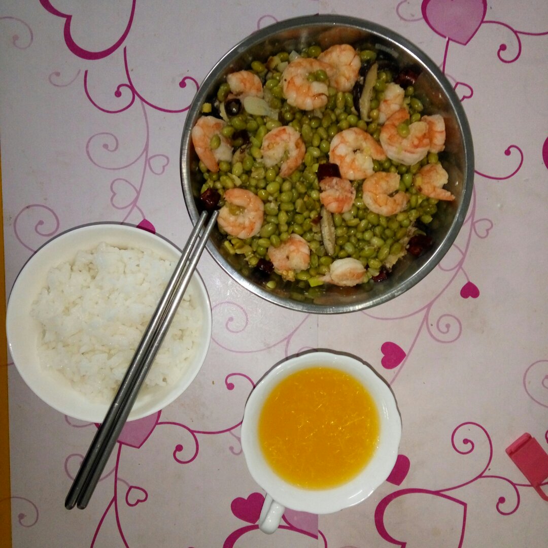 青豆虾仁