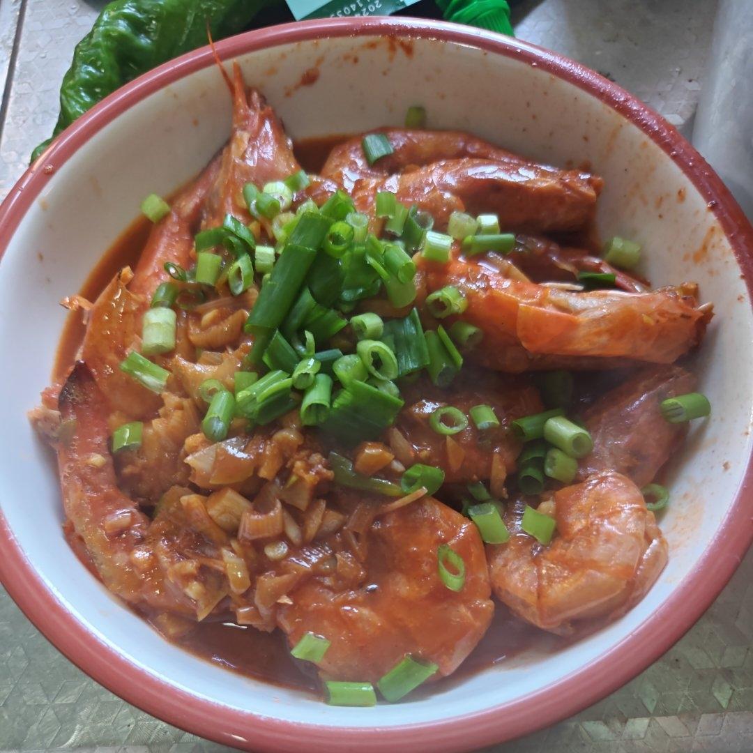 红焖大虾