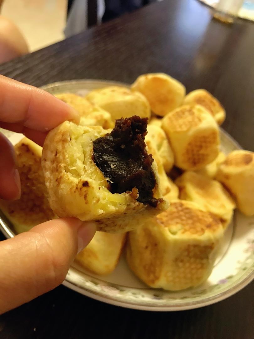 自制网红🔥紫薯芝士仙豆糕