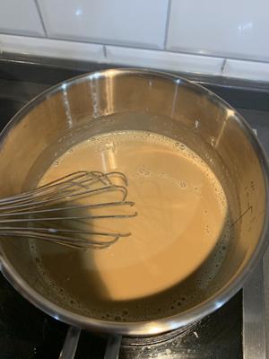 消耗蛋黄咖啡豆的咖啡吉士酱的做法 步骤8