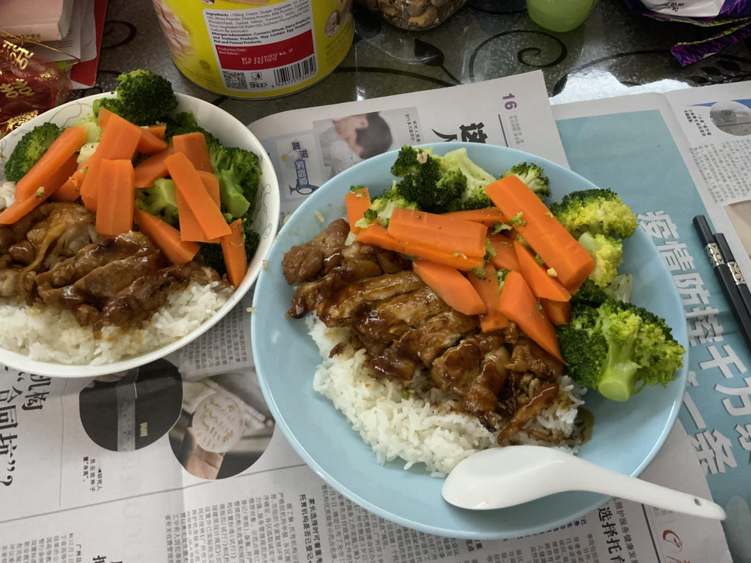 爆好吃😋日式照烧鸡腿饭