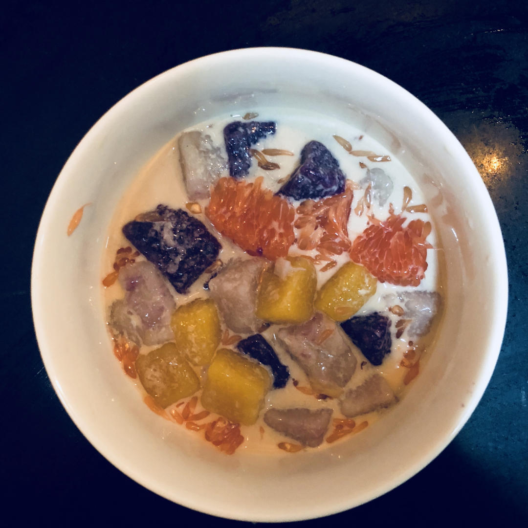 自制三色芋圆1⃣️（附上窍门详细比例）