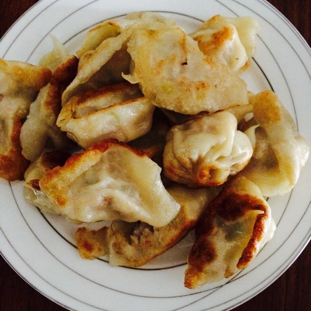 煎饺子