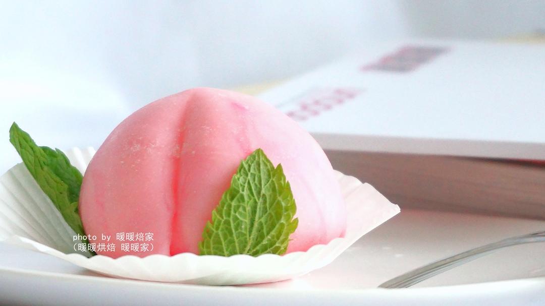 【暖暖焙家】夏日缤纷甜品，蜜桃雪媚娘的做法
