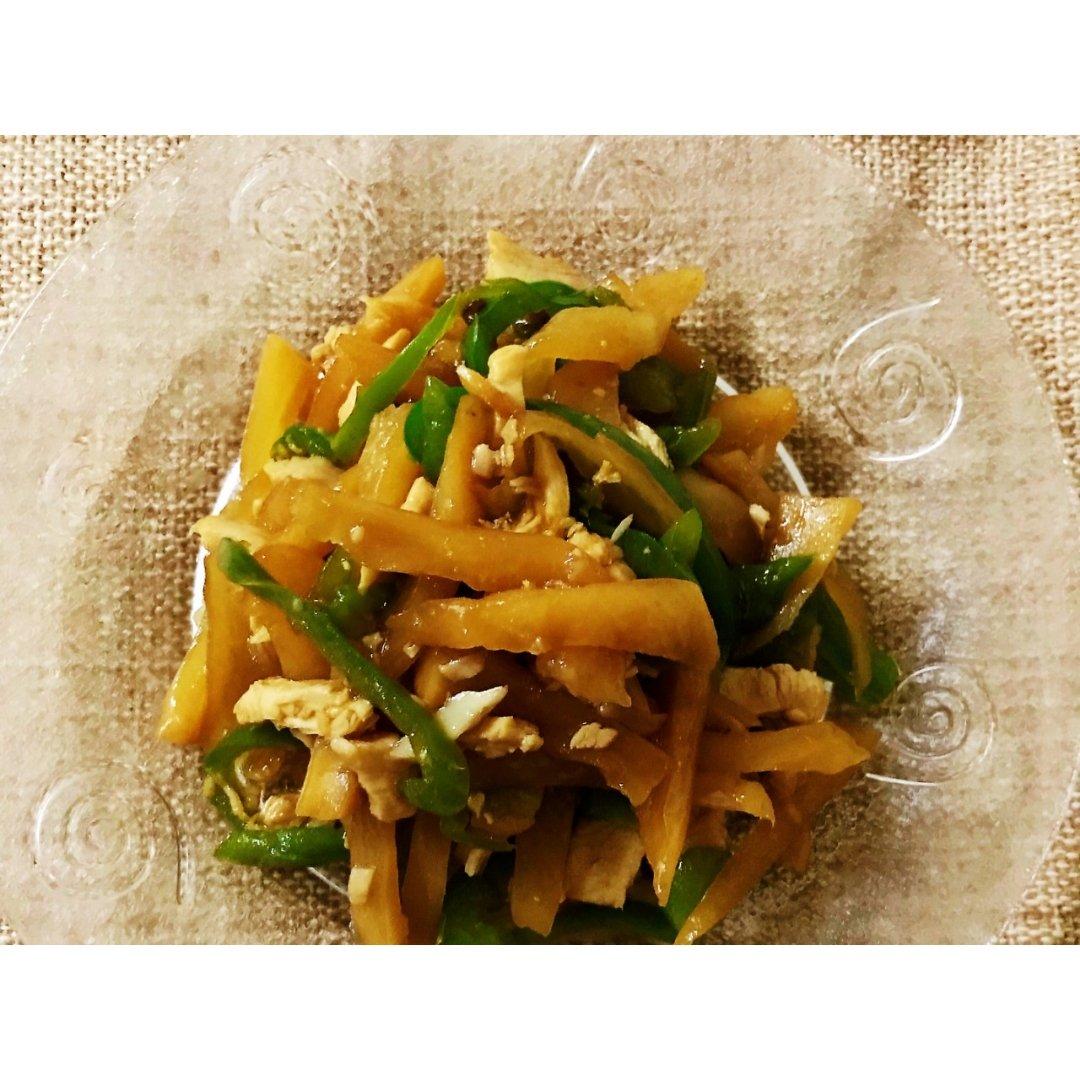 榨菜青椒炒香干