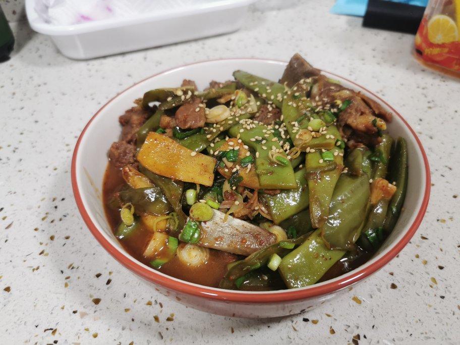 排骨炖豆角