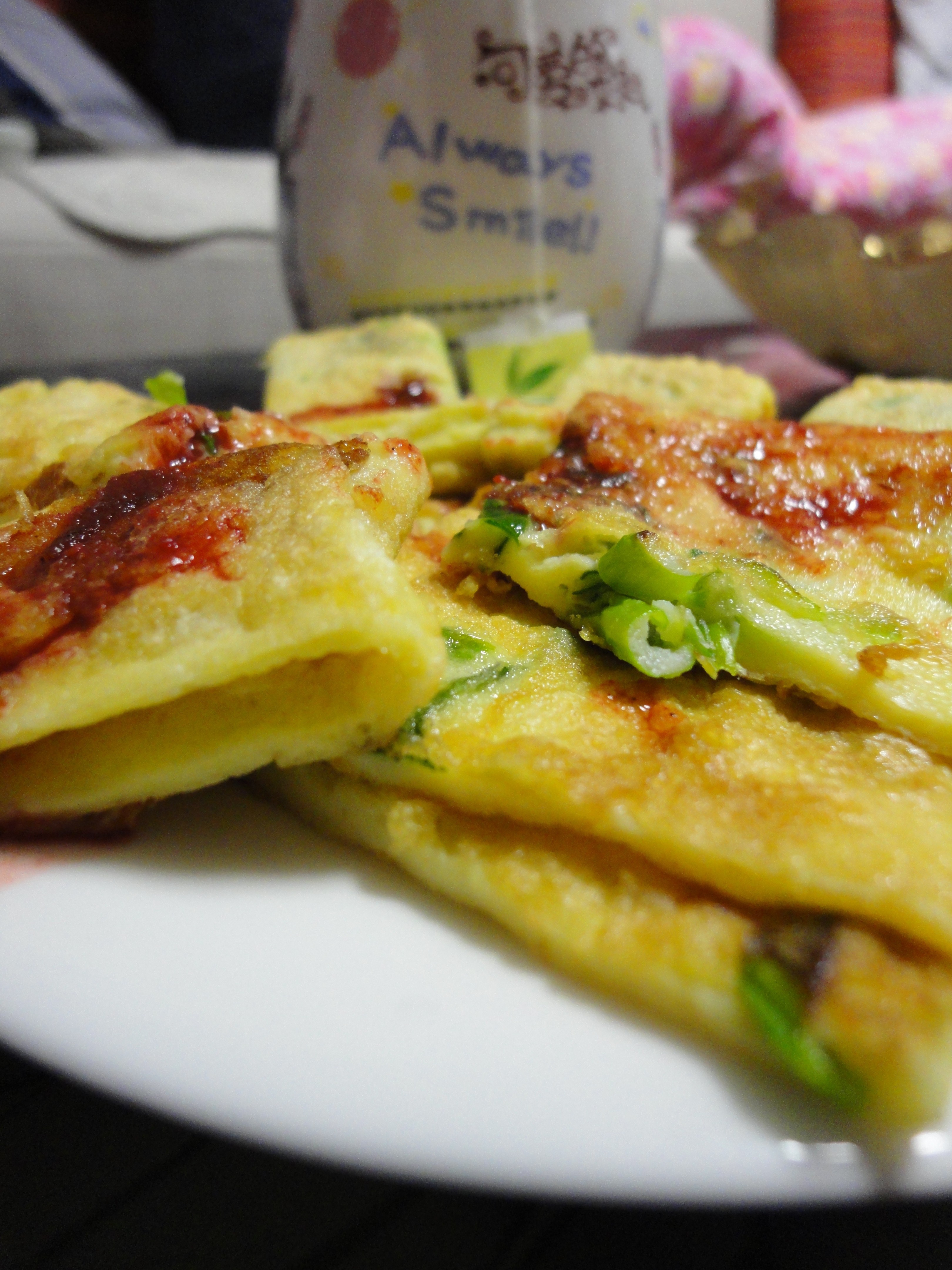 葱花鸡蛋饼