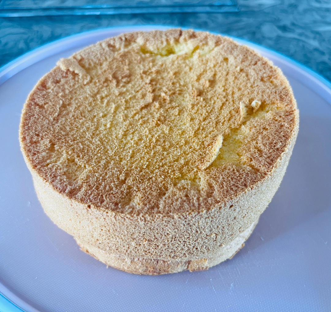 超柔软6寸戚风蛋糕(附8寸配方)零失败 超详细‼️含操作视频