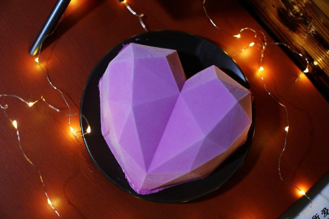💎钻石心形火龙果慕斯💎