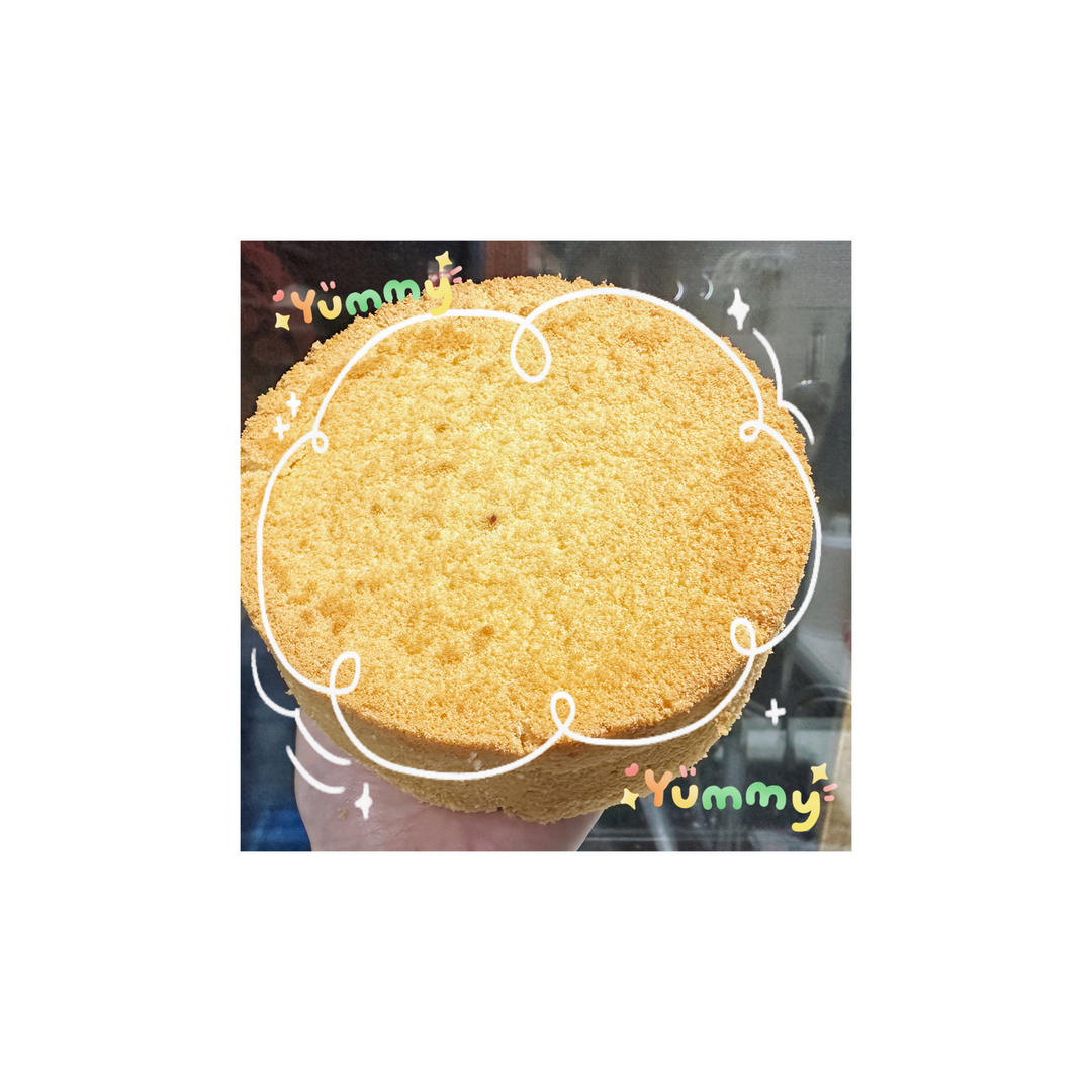 超柔软6寸戚风蛋糕(附8寸配方)零失败 超详细‼️含操作视频