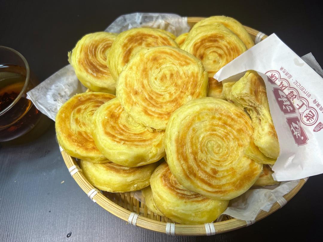 东北螺纹糖酥油旋烧饼