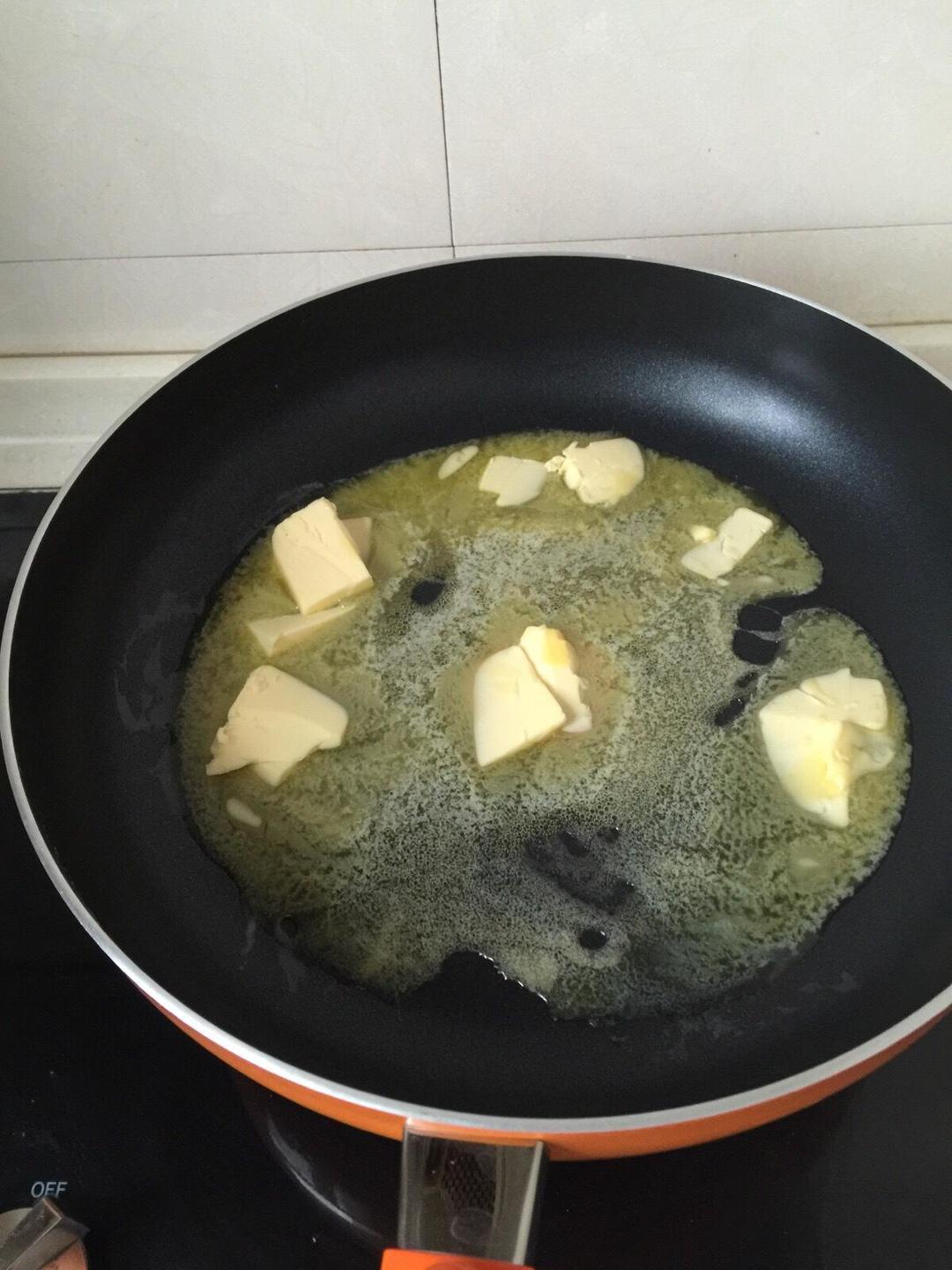 抹茶味花生牛轧糖的做法 步骤1