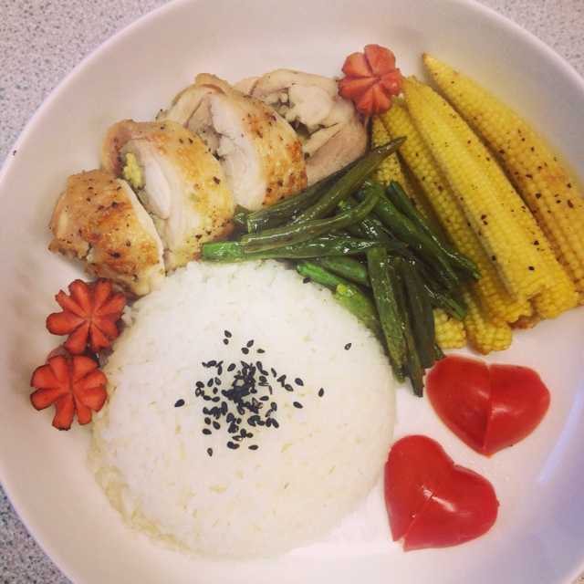 蔬菜鸡腿卷