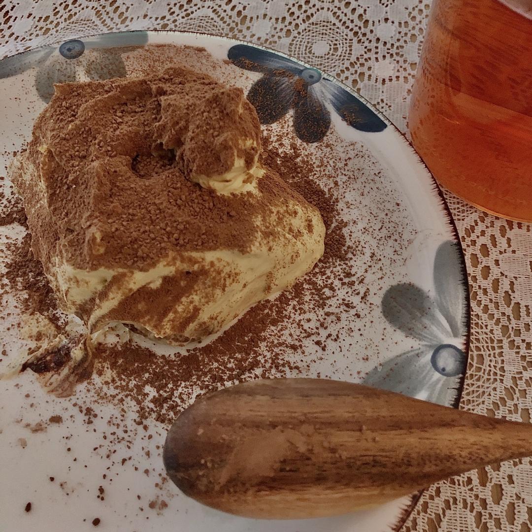 提拉米苏（熟蛋,无吉利丁）+自制马斯卡彭