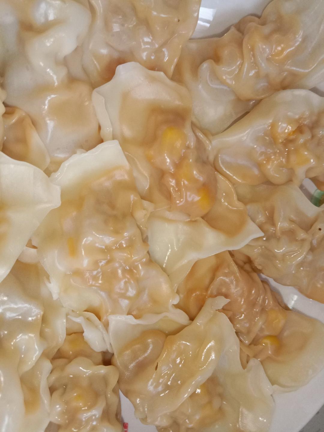 孩子超爱吃的玉米鲜肉蒸饺，皮薄馅大超鲜香