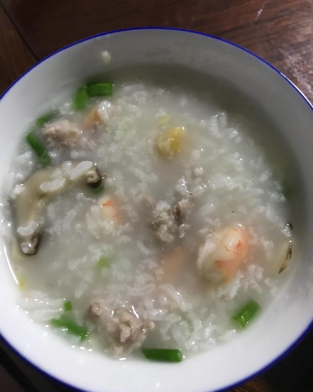 干贝鲜虾粥