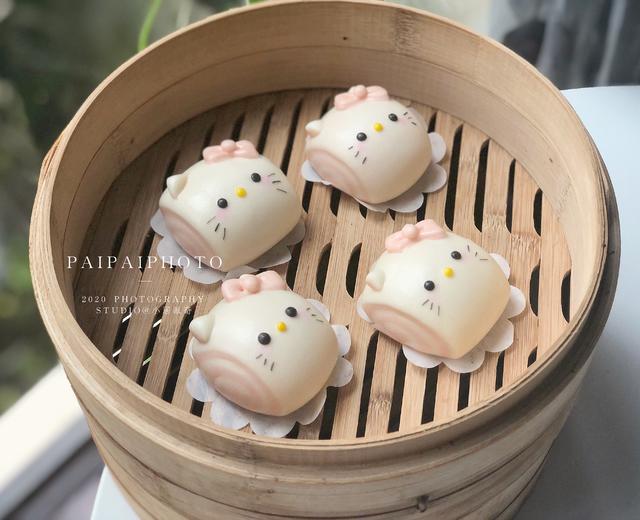 HelloKitty凯蒂猫卡通造型刀切馒头