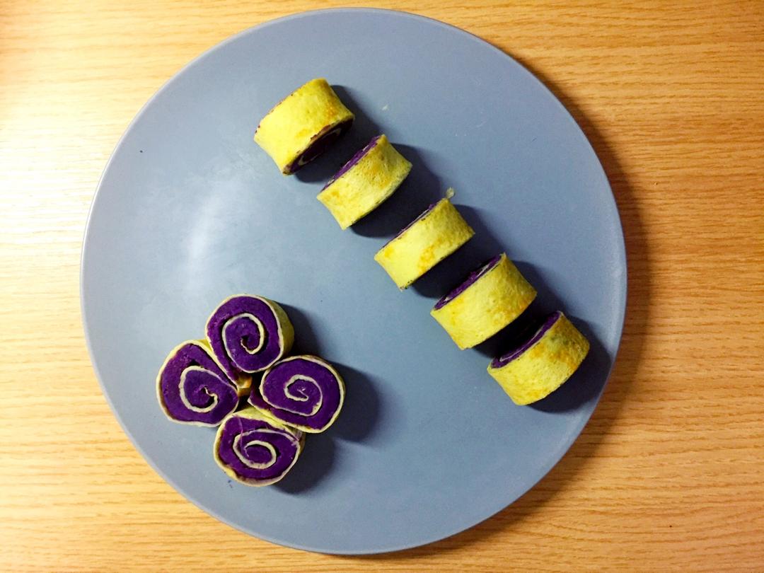 紫薯蛋卷  宝宝健康食谱