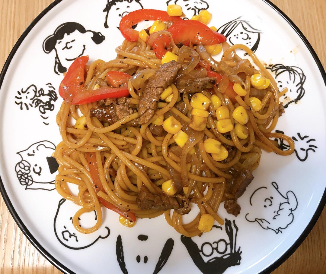 比餐厅好吃的黑椒牛柳意面🍝零失败简单教程