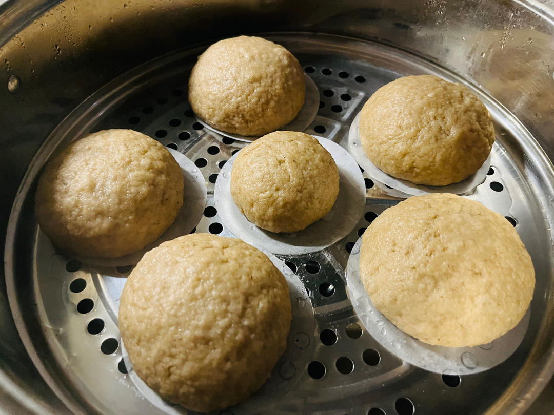 豆渣红糖馒头