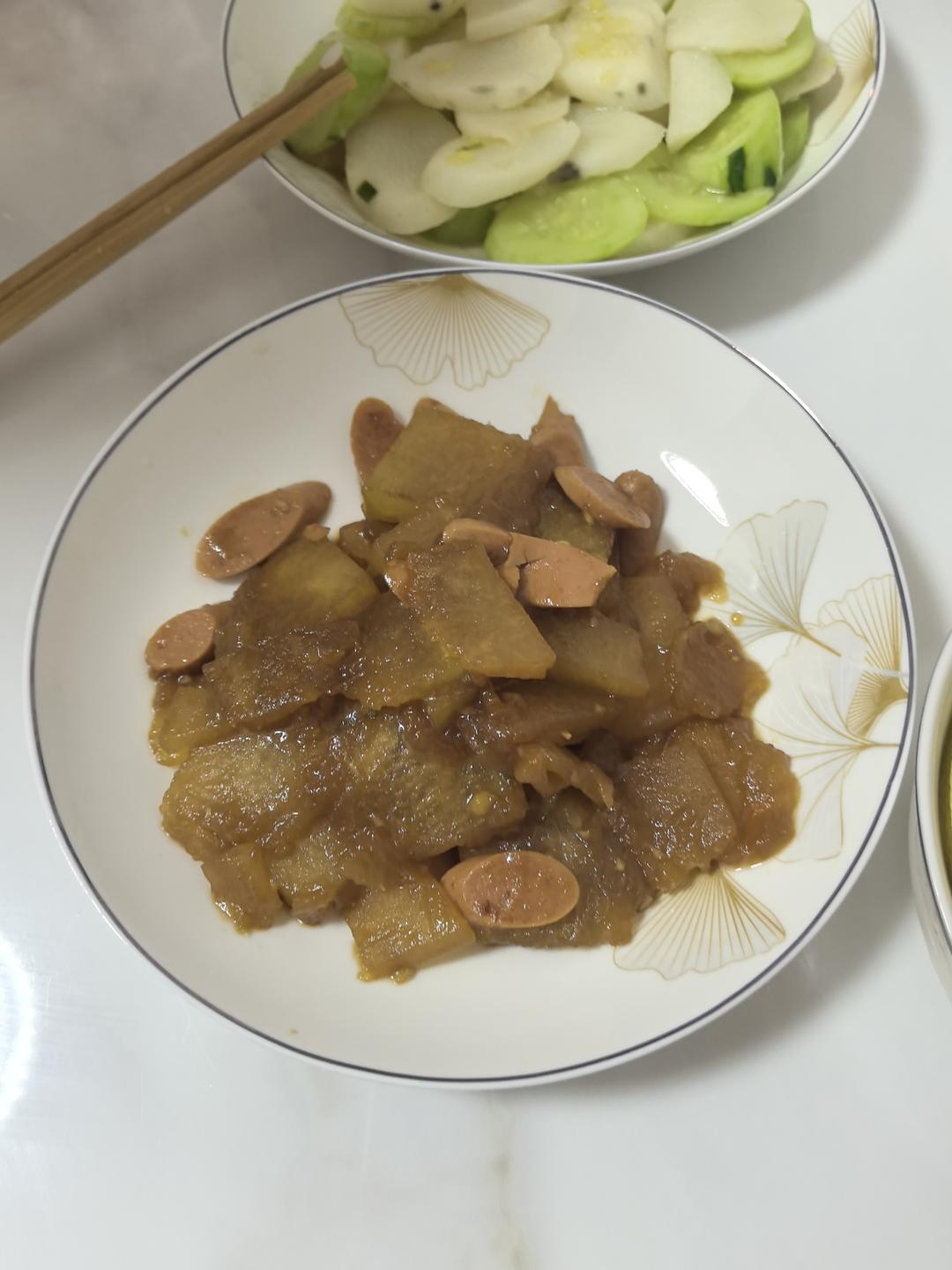 红烧冬瓜最完美做法，不加一滴水，瞬间秒杀红烧肉