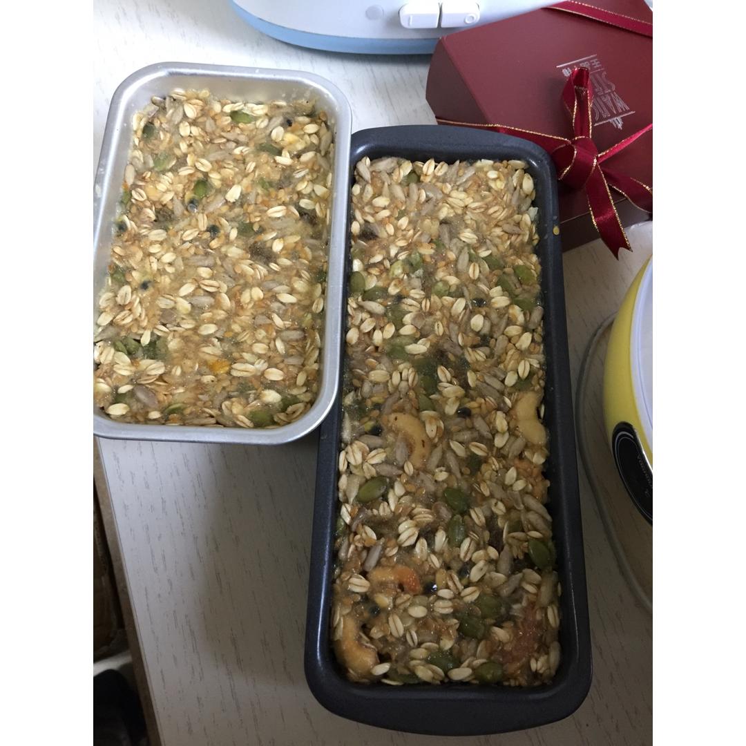 无面粉高纤能量面包丨健康·烘焙