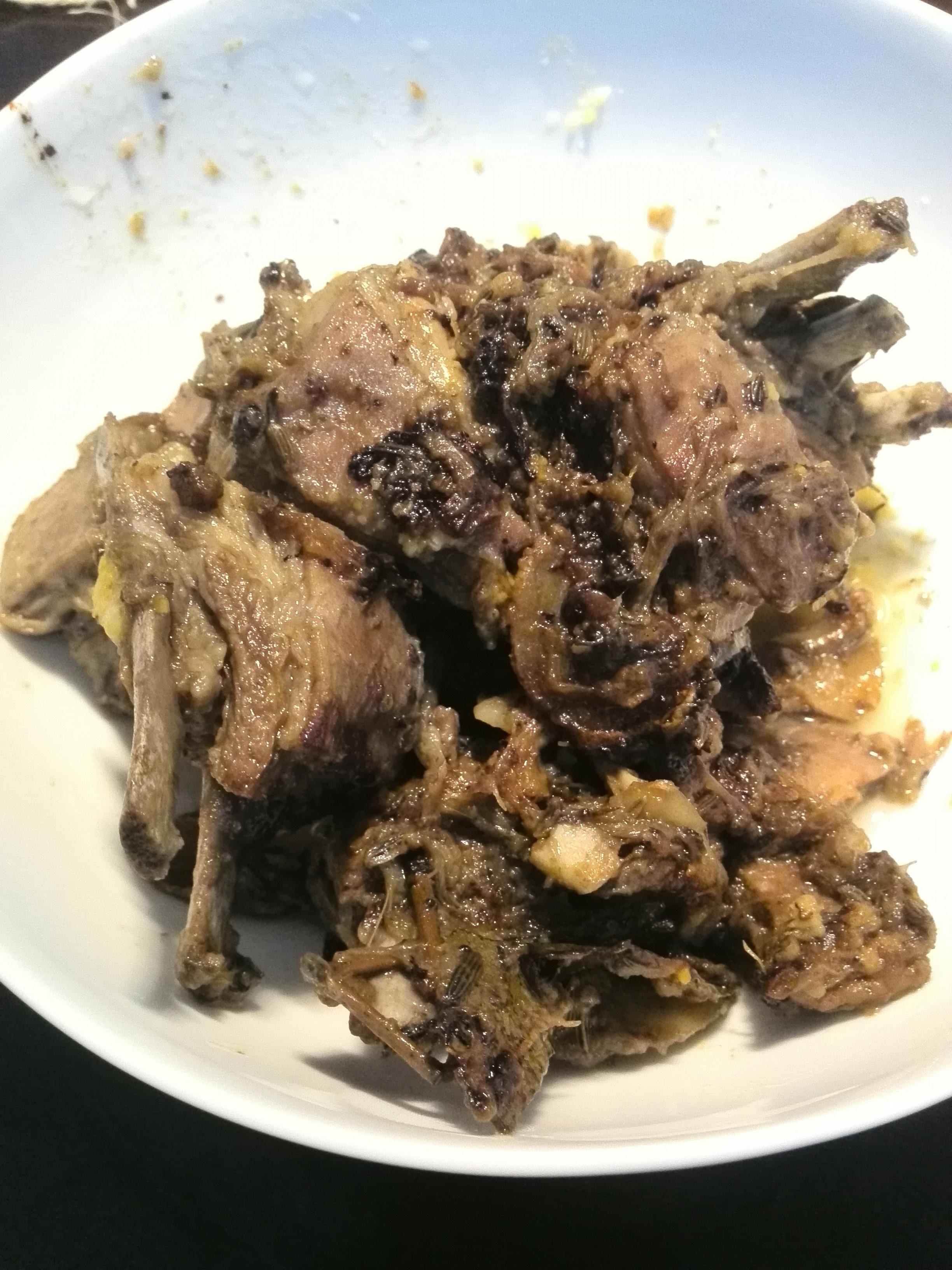 铁锅炖羊肉和火燎饭的做法