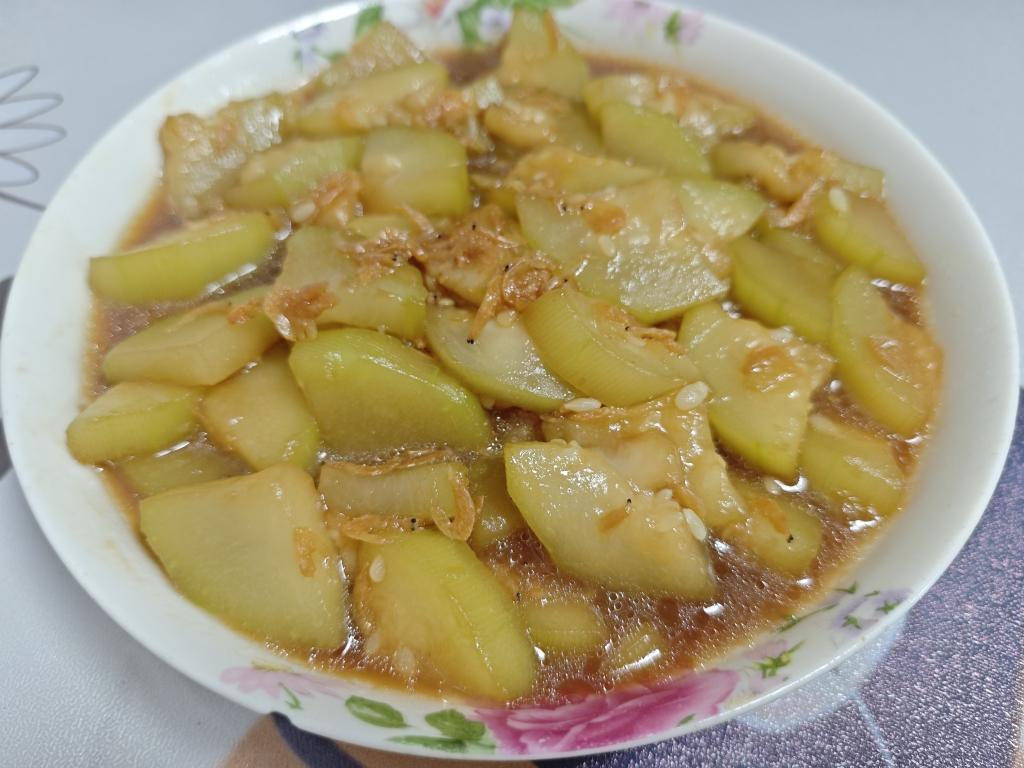 鲜到掉眉毛的夜开花煮虾干🦐