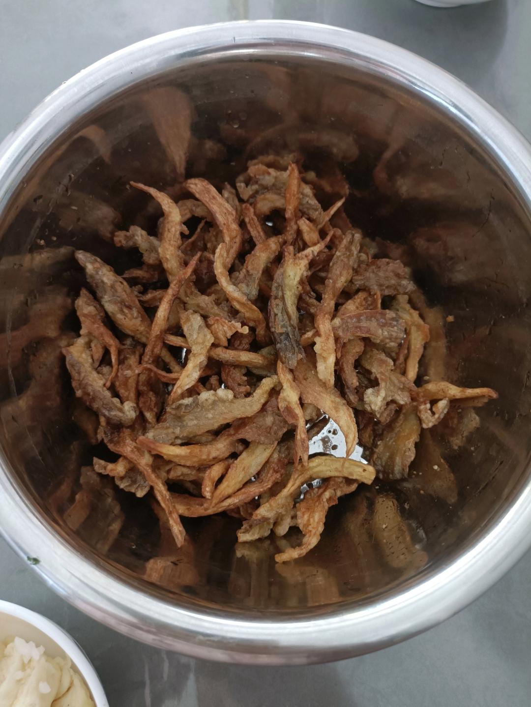 干炸鲜蘑（平菇）