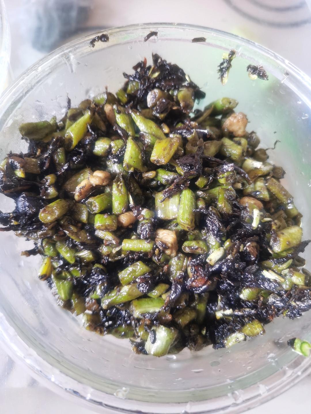 干煸榄菜肉末豆角