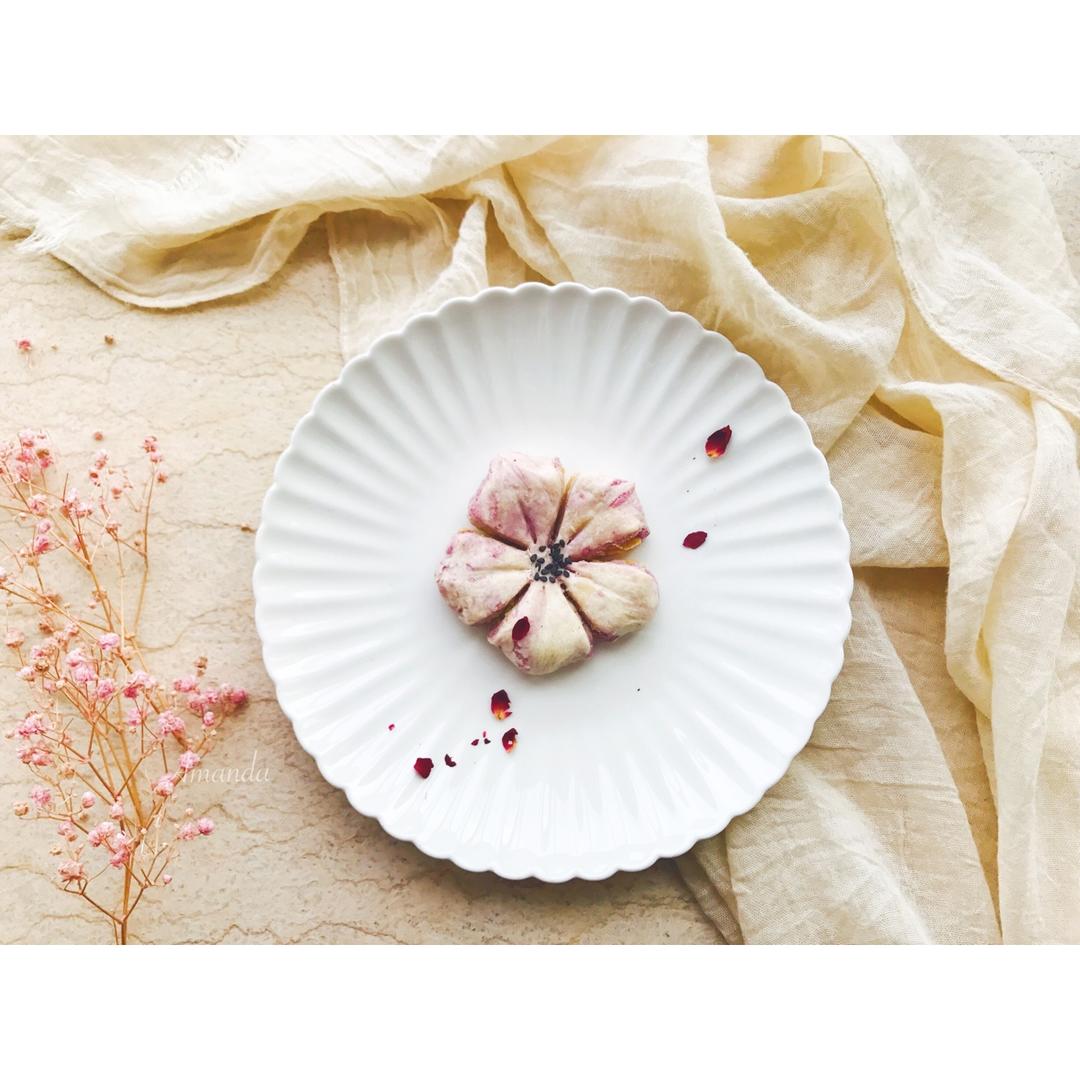 香芋梅花酥